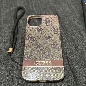Guess Iphone 13 Case & Avacado Airpod Case